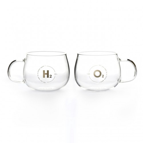 H2O 化學系 氫氧對杯